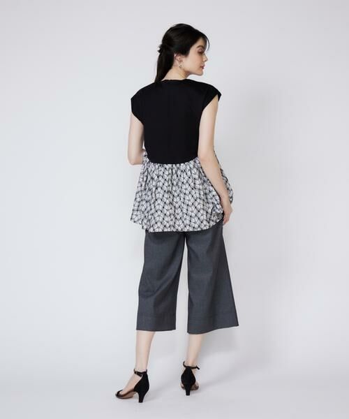 Maglie le cassetto / マーリエ ル カセット Tシャツ | 刺繍レースドッキングカットソー | 詳細5