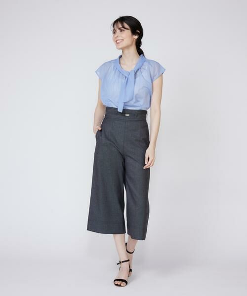 Maglie le cassetto / マーリエ ル カセット カットソー | 《大きいサイズ》アシンメトリーシアーカットソー | 詳細6