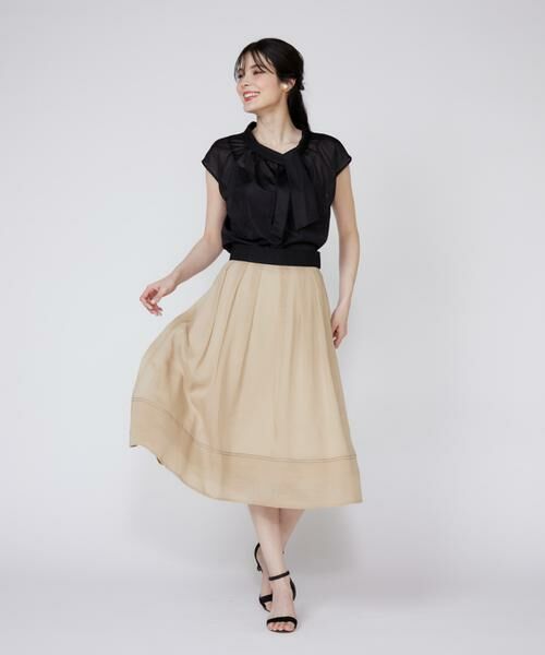 Maglie le cassetto / マーリエ ル カセット カットソー | 《大きいサイズ》アシンメトリーシアーカットソー | 詳細8