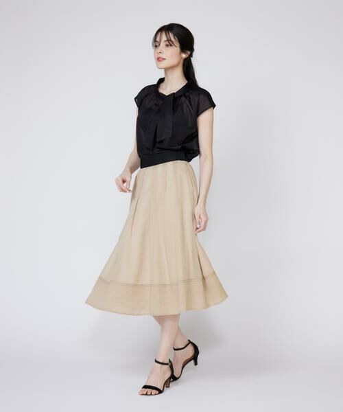 Maglie le cassetto / マーリエ ル カセット カットソー | 《大きいサイズ》アシンメトリーシアーカットソー | 詳細9