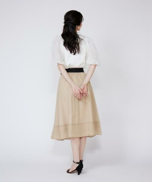 Maglie le cassetto / マーリエ ル カセット カットソー | 《大きいサイズ》ドットチュールドッキングカットソー | 詳細5