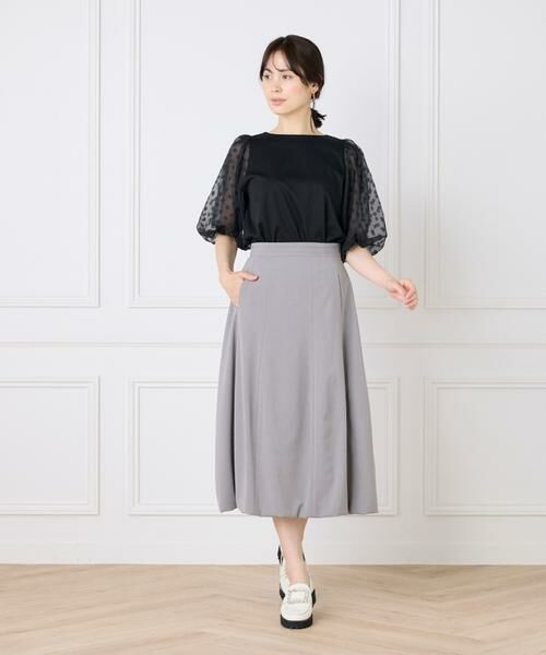 Maglie le cassetto / マーリエ ル カセット カットソー | 《大きいサイズ》ドットチュールドッキングカットソー | 詳細8