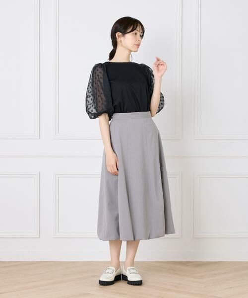 Maglie le cassetto / マーリエ ル カセット カットソー | 《大きいサイズ》ドットチュールドッキングカットソー | 詳細9