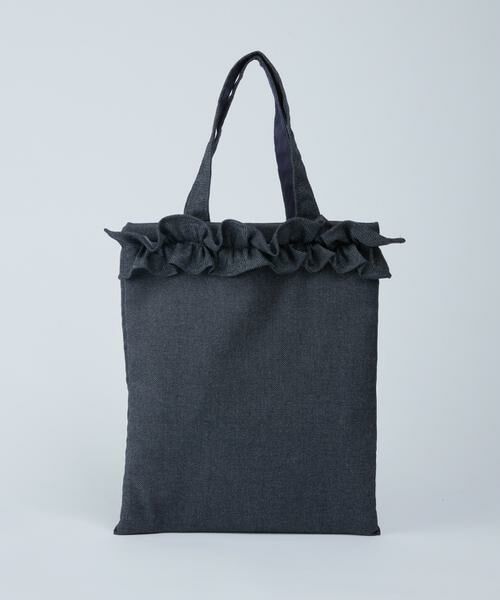Maglie le cassetto / マーリエ ル カセット トートバッグ | ラメデニムフリルバッグ | 詳細2