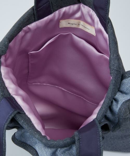 Maglie le cassetto / マーリエ ル カセット トートバッグ | ラメデニムフリルバッグ | 詳細4