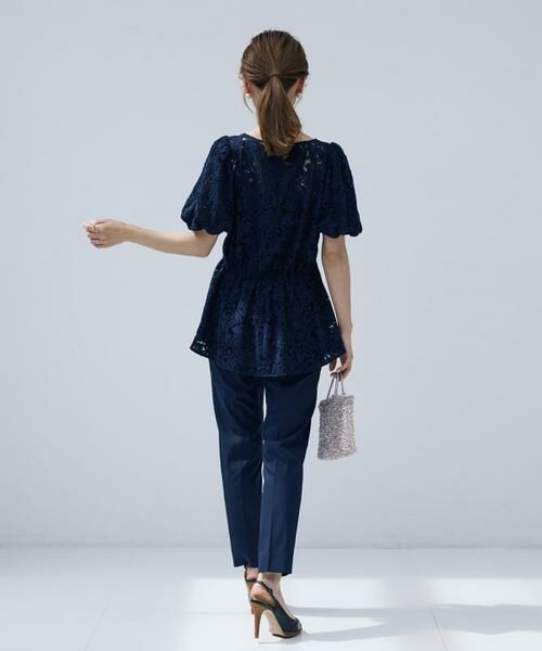 Maglie le cassetto / マーリエ ル カセット シャツ・ブラウス | 《M Maglie le cassetto×吉田理紗》シアーレースペプラムブラウス | 詳細8