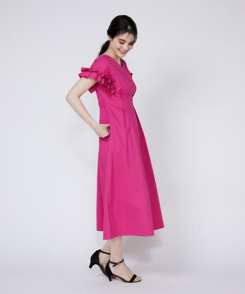 Maglie le cassetto / マーリエ ル カセット ロング・マキシ丈ワンピース | フリルスリーブワンピース | 詳細4