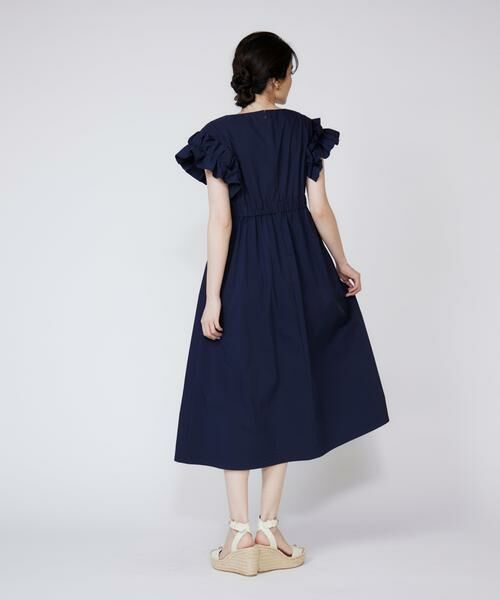 Maglie le cassetto / マーリエ ル カセット ロング・マキシ丈ワンピース | 《大きいサイズ》フリルスリーブワンピース | 詳細11