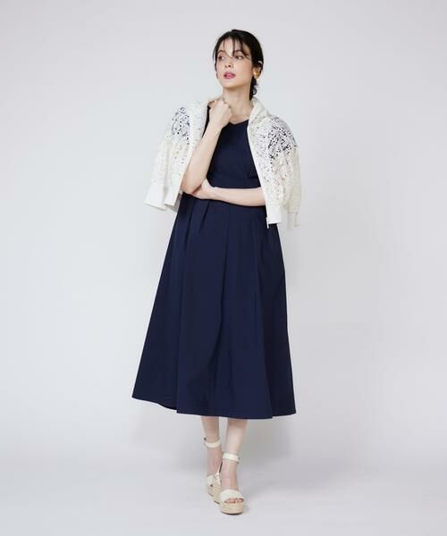 Maglie le cassetto / マーリエ ル カセット ロング・マキシ丈ワンピース | 《大きいサイズ》フリルスリーブワンピース | 詳細12