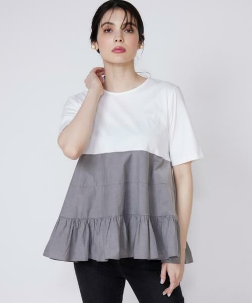 Maglie le cassetto / マーリエ ル カセット カットソー | ティアードドッキングカットソー | 詳細1