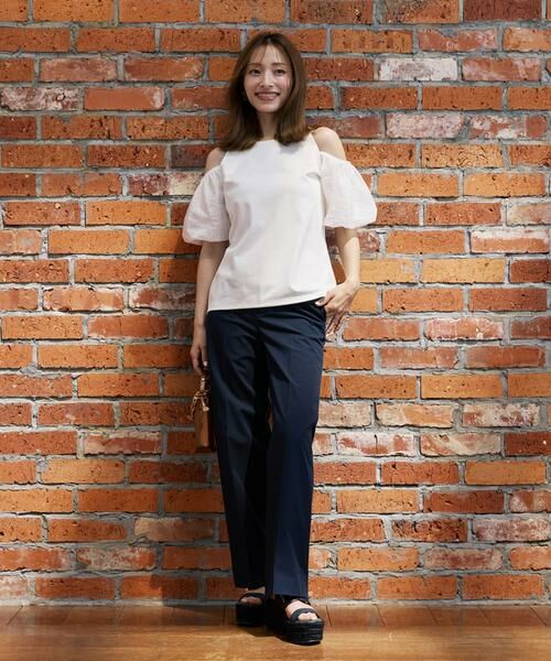 Maglie le cassetto / マーリエ ル カセット カットソー | 《M Maglie le cassetto×吉田理紗》ハーフスリーブヘルシーカットソー | 詳細2