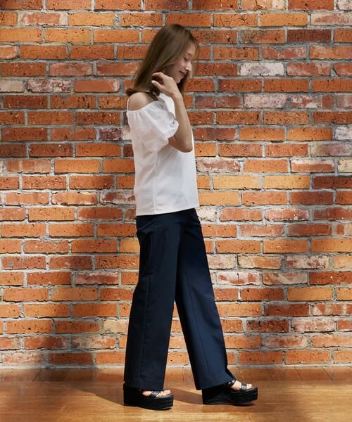 Maglie le cassetto / マーリエ ル カセット カットソー | 《M Maglie le cassetto×吉田理紗》ハーフスリーブヘルシーカットソー | 詳細4