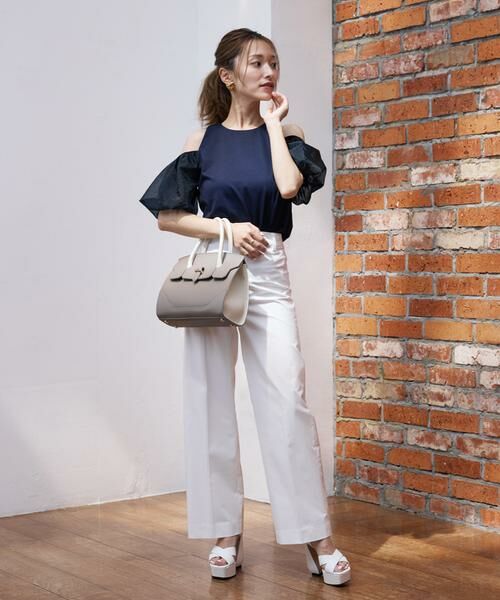 Maglie le cassetto / マーリエ ル カセット カットソー | 《M Maglie le cassetto×吉田理紗》ハーフスリーブヘルシーカットソー | 詳細9