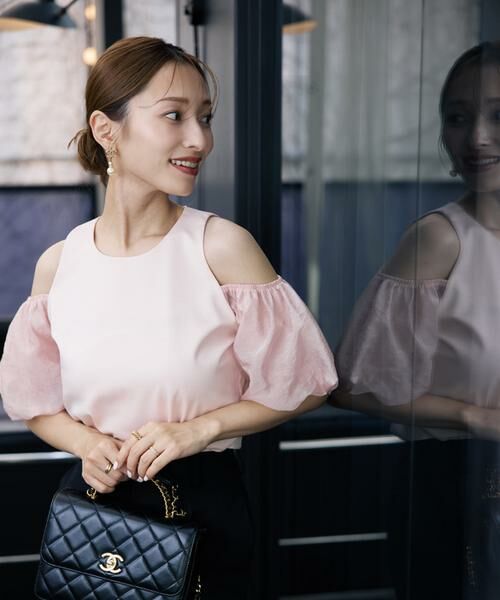 Maglie le cassetto / マーリエ ル カセット カットソー | 《M Maglie le cassetto×吉田理紗》ハーフスリーブヘルシーカットソー | 詳細23