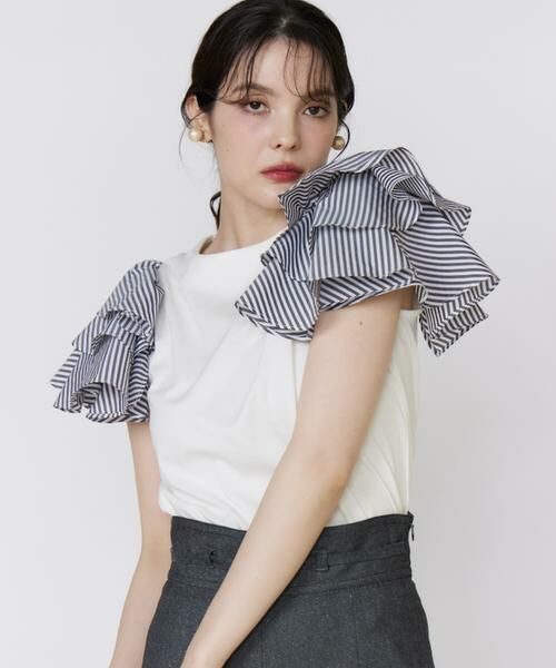 Maglie le cassetto / マーリエ ル カセット カットソー | 《大きいサイズ》ボリュームフリルカットソー | 詳細16
