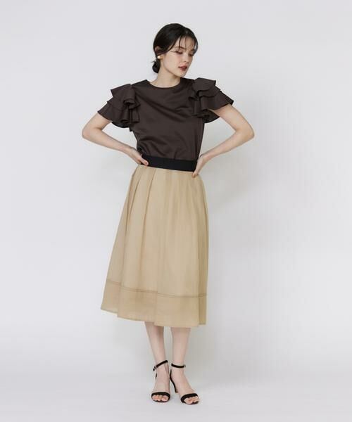 Maglie le cassetto / マーリエ ル カセット カットソー | 《大きいサイズ》ボリュームフリルカットソー | 詳細24