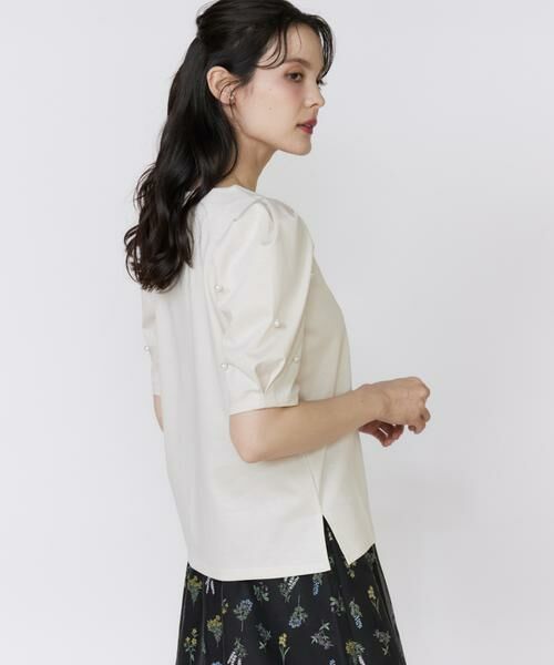 Maglie le cassetto / マーリエ ル カセット カットソー | 《大きいサイズ》袖パールカットソー | 詳細1