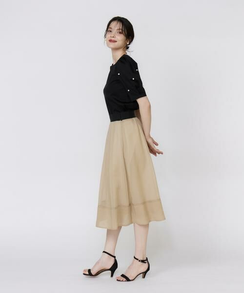 Maglie le cassetto / マーリエ ル カセット カットソー | 《大きいサイズ》袖パールカットソー | 詳細11