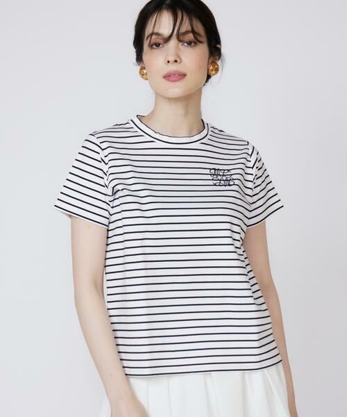 Maglie le cassetto / マーリエ ル カセット Tシャツ | 《プラスサイズ》LOVERコンパクトTシャツ | 詳細7