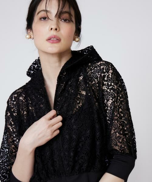 Maglie le cassetto / マーリエ ル カセット パーカー | 《大きいサイズ》レースパーカー | 詳細1