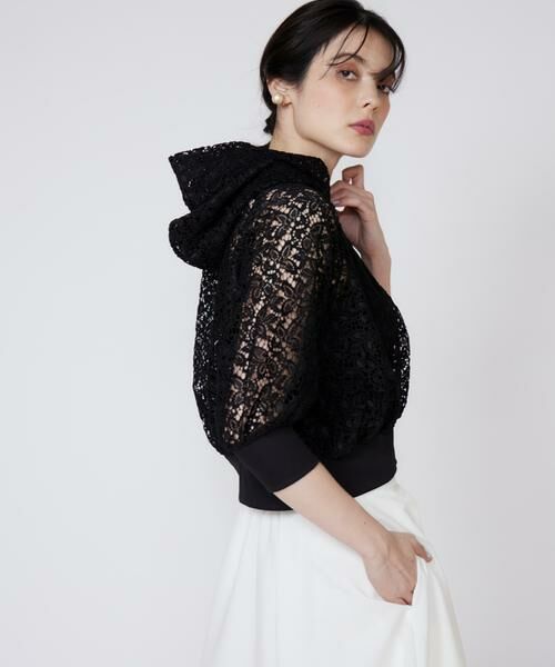 Maglie le cassetto / マーリエ ル カセット パーカー | 《大きいサイズ》レースパーカー | 詳細11