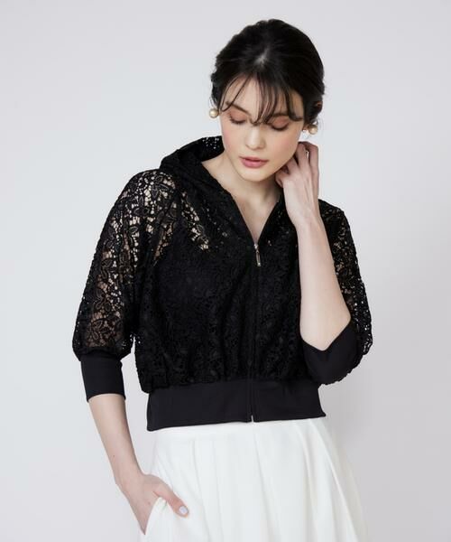 Maglie le cassetto / マーリエ ル カセット パーカー | 《大きいサイズ》レースパーカー | 詳細9