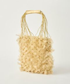 Maglie le cassetto / マーリエ ル カセット ハンドバッグ | チュールリボンバック