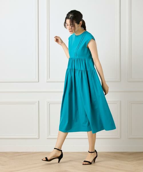 Maglie le cassetto / マーリエ ル カセット ミニ丈・ひざ丈ワンピース | タックフレンチティアードワンピース | 詳細13