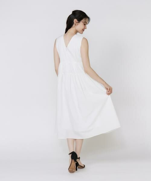 Maglie le cassetto / マーリエ ル カセット ミニ丈・ひざ丈ワンピース | タックフレンチティアードワンピース | 詳細18