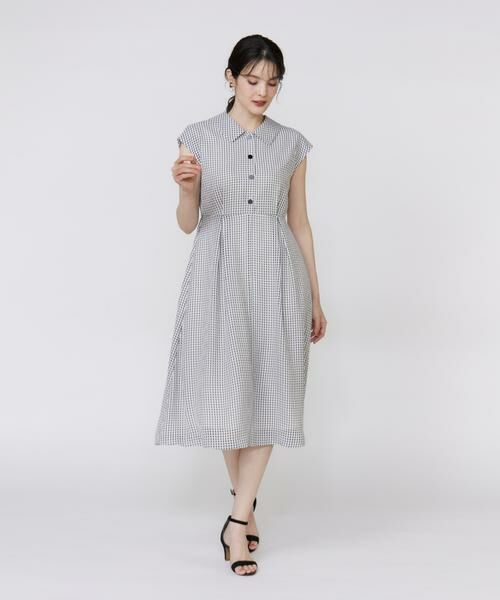 Maglie le cassetto / マーリエ ル カセット ミニ丈・ひざ丈ワンピース | 《WEB限定》シアーチェックワンピース | 詳細2