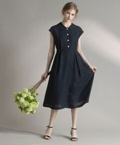 Maglie le cassetto / マーリエ ル カセット ミニ丈・ひざ丈ワンピース | 《大きいサイズ》《WEB限定》シアーチェックワンピース