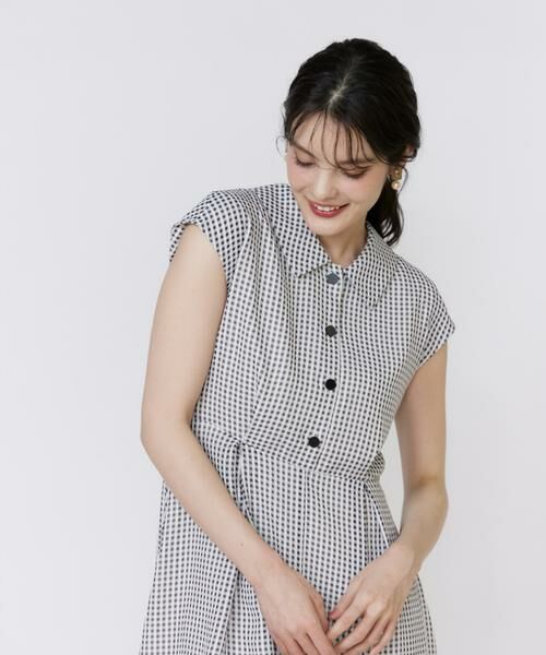 Maglie le cassetto / マーリエ ル カセット ミニ丈・ひざ丈ワンピース | 《大きいサイズ》《WEB限定》シアーチェックワンピース | 詳細11