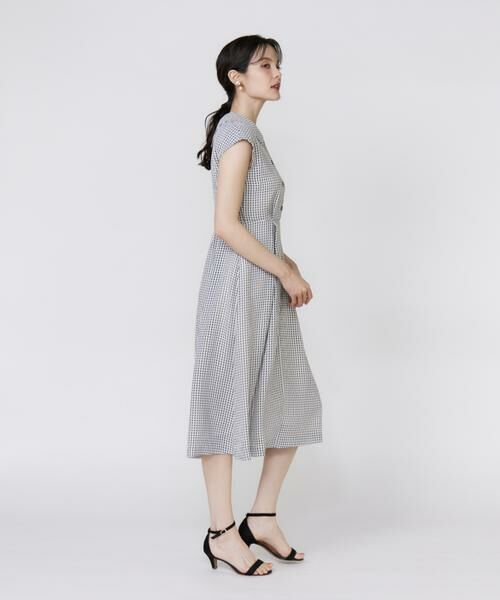 Maglie le cassetto / マーリエ ル カセット ミニ丈・ひざ丈ワンピース | 《大きいサイズ》《WEB限定》シアーチェックワンピース | 詳細3
