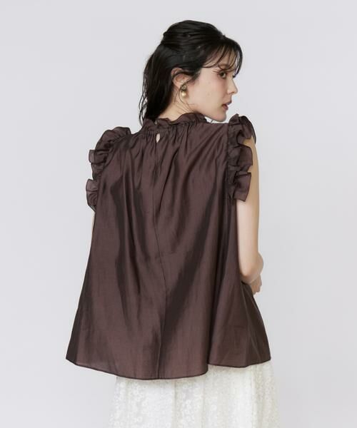 Maglie le cassetto / マーリエ ル カセット シャツ・ブラウス | シャイニーフリルブラウス | 詳細13