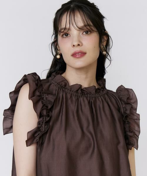 Maglie le cassetto / マーリエ ル カセット シャツ・ブラウス | シャイニーフリルブラウス | 詳細14