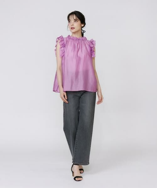 Maglie le cassetto / マーリエ ル カセット シャツ・ブラウス | シャイニーフリルブラウス | 詳細9