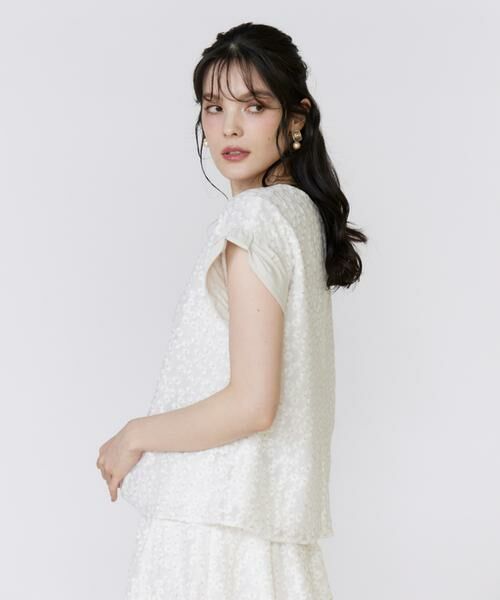 Maglie le cassetto / マーリエ ル カセット シャツ・ブラウス | フラワー刺繍ブラウス | 詳細12