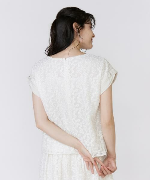Maglie le cassetto / マーリエ ル カセット シャツ・ブラウス | 《大きいサイズ》フラワー刺繍ブラウス | 詳細13