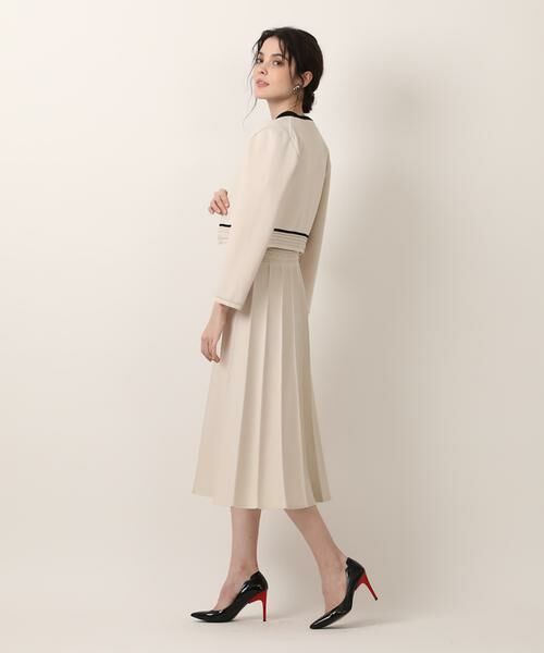 Maglie le cassetto / マーリエ ル カセット カーディガン・ボレロ | 《大きいサイズ》バイカラーボレロカーディガン《M Maglie le cassetto》 | 詳細3