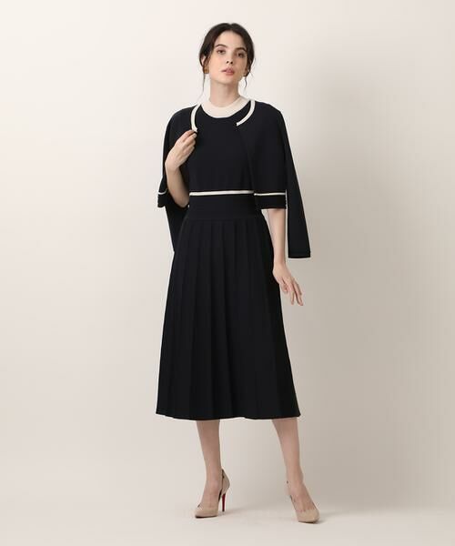 Maglie le cassetto / マーリエ ル カセット カーディガン・ボレロ | 《大きいサイズ》バイカラーボレロカーディガン《M Maglie le cassetto》 | 詳細5