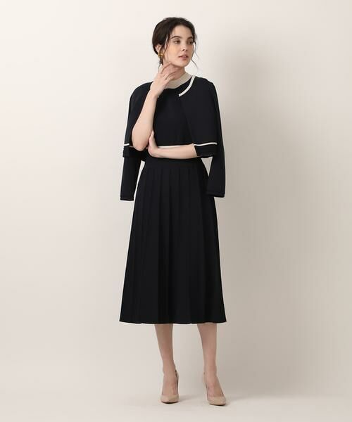 Maglie le cassetto / マーリエ ル カセット カーディガン・ボレロ | 《大きいサイズ》バイカラーボレロカーディガン《M Maglie le cassetto》 | 詳細6