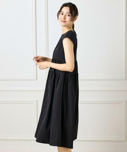 Maglie le cassetto / マーリエ ル カセット ミニ丈・ひざ丈ワンピース | 《大きいサイズ》タックフレンチティアードワンピース | 詳細5