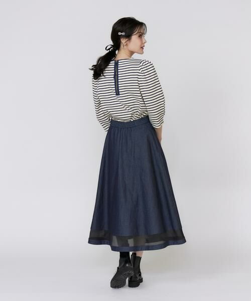 Maglie le cassetto / マーリエ ル カセット デニムスカート | 《フランドル45周年限定コレクション》シアードッキングデニムスカート《M Maglie le cassetto》 | 詳細6