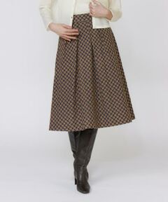 Maglie le cassetto / マーリエ ル カセット デニムスカート | 《M Maglie le cassetto》フラワー刺繍デニムスカート