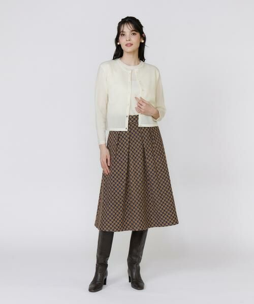 Maglie le cassetto / マーリエ ル カセット デニムスカート | 《M Maglie le cassetto》フラワー刺繍デニムスカート | 詳細2