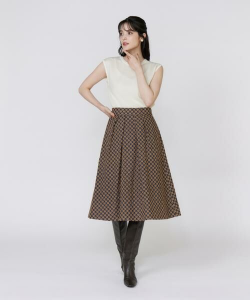 Maglie le cassetto / マーリエ ル カセット デニムスカート | 《M Maglie le cassetto》フラワー刺繍デニムスカート | 詳細5