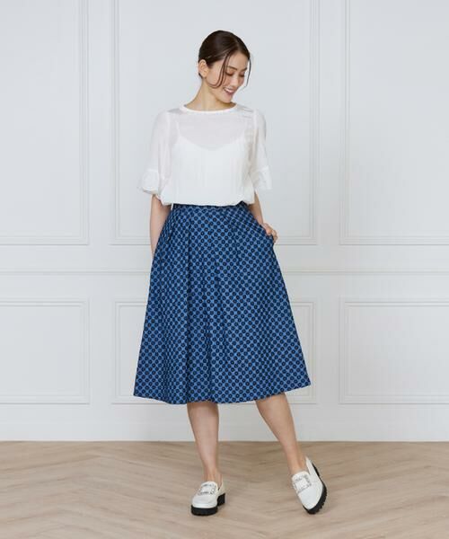 Maglie le cassetto / マーリエ ル カセット デニムスカート | 《M Maglie le cassetto》フラワー刺繍デニムスカート | 詳細8