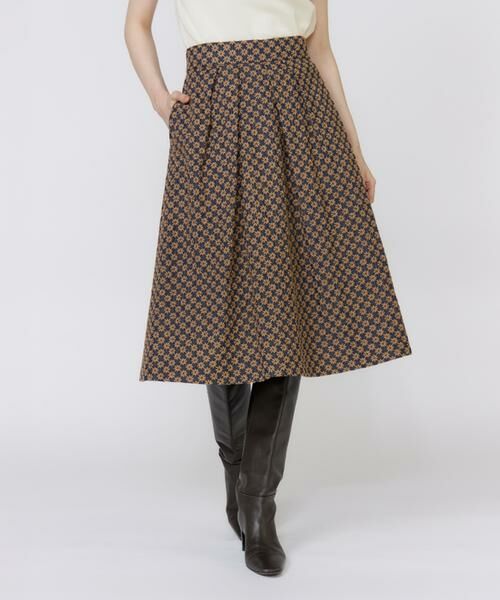 Maglie le cassetto / マーリエ ル カセット デニムスカート | 《大きいサイズ》フラワー刺繍デニムスカート《M Maglie le cassetto》 | 詳細10