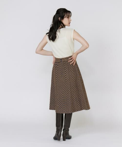 Maglie le cassetto / マーリエ ル カセット デニムスカート | 《大きいサイズ》フラワー刺繍デニムスカート《M Maglie le cassetto》 | 詳細6