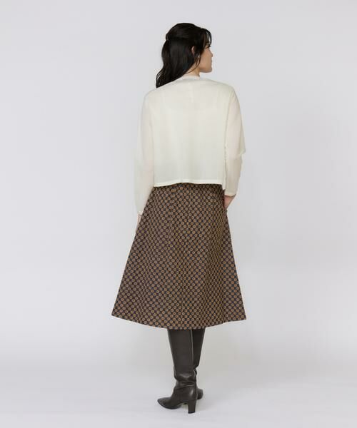 Maglie le cassetto / マーリエ ル カセット デニムスカート | 《プラスサイズ》フラワー刺繍デニムスカート《M Maglie le cassetto》 | 詳細4